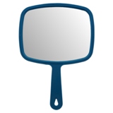 Large Rectangular Hand Mirror (Assorted Colours) - 0