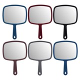 Large Rectangular Hand Mirror (Assorted Colours) - 1