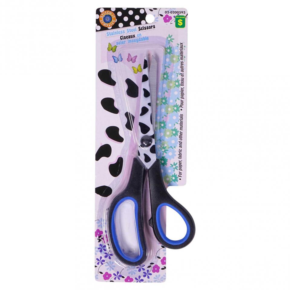 Stainless Steel Scissors (Assorted Colours)