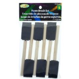 6 Foam Brushes - 0