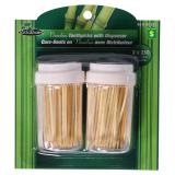 Bamboo Toothpicks with Dispensers 500PK - 0