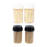 Bamboo Toothpicks with Dispensers 500PK - 1