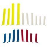 18PK Bag Clips (Assorted Colours) - 1