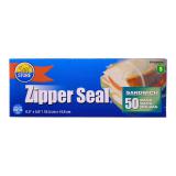 Zipper Seal Sandwich Bags 50PK - 0