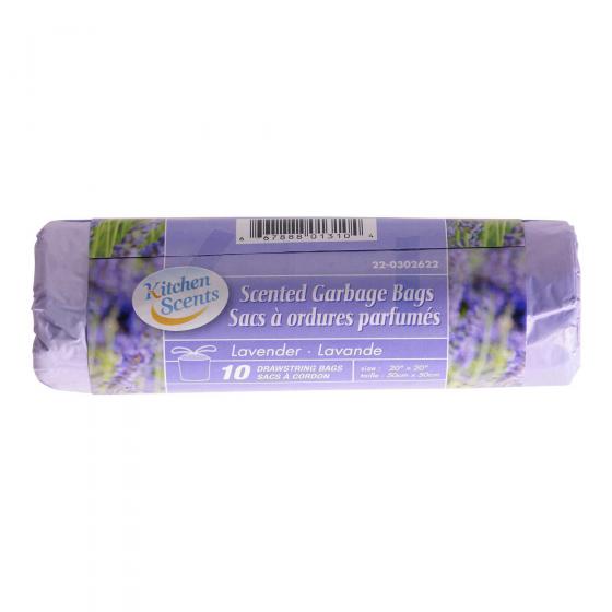 Scented Garbage Bags 10PK (Assorted Scents and Colours)