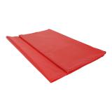 Rectangular Red Plastic Tablecloth - 1