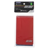 Spiral Memo Note Pads 3PK (Assorted Colours)