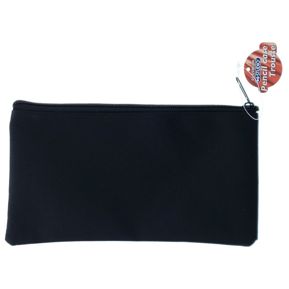 Pencil Case with Zipper (Assorted Colours)