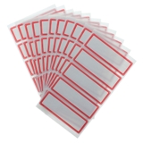 Report Cover Labels 55PK (Assorted Colours)