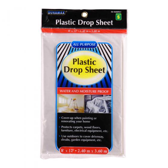 Bâche de protection en plastique
