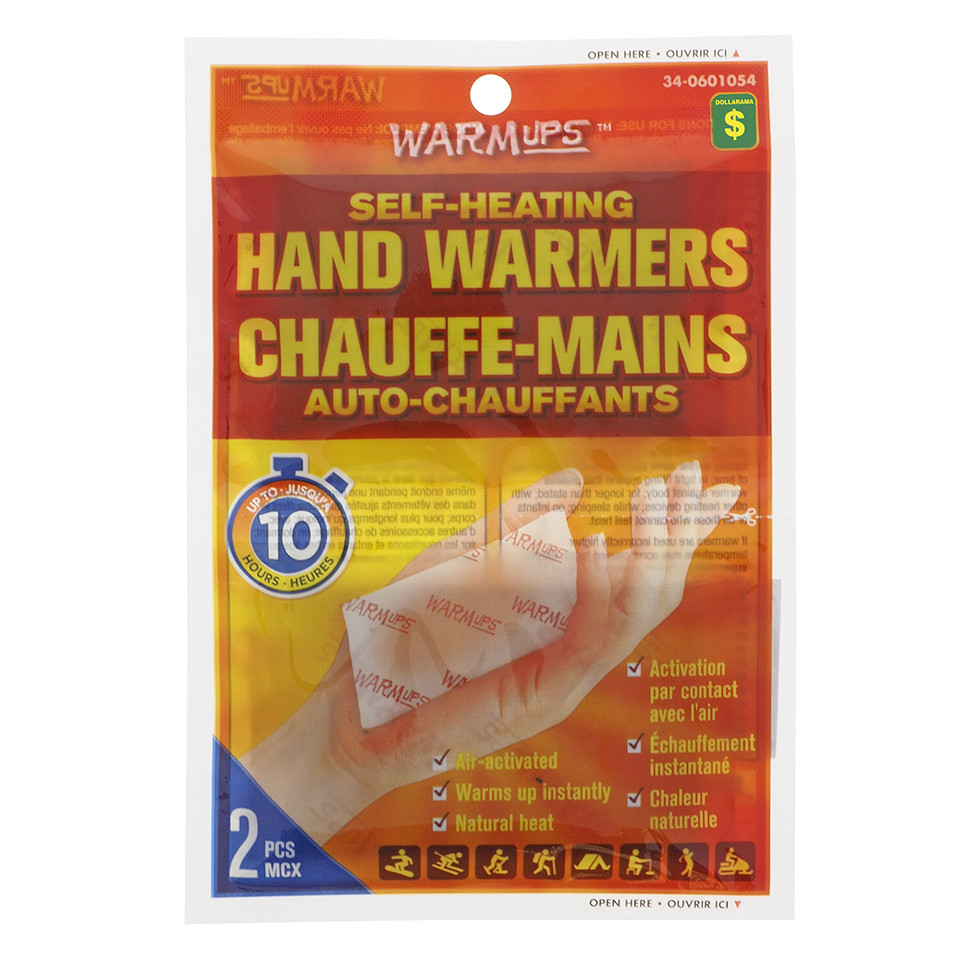 Self-Heating Hand Warmers