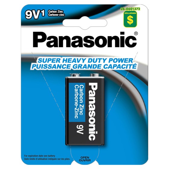9V Carbon Zinc Battery