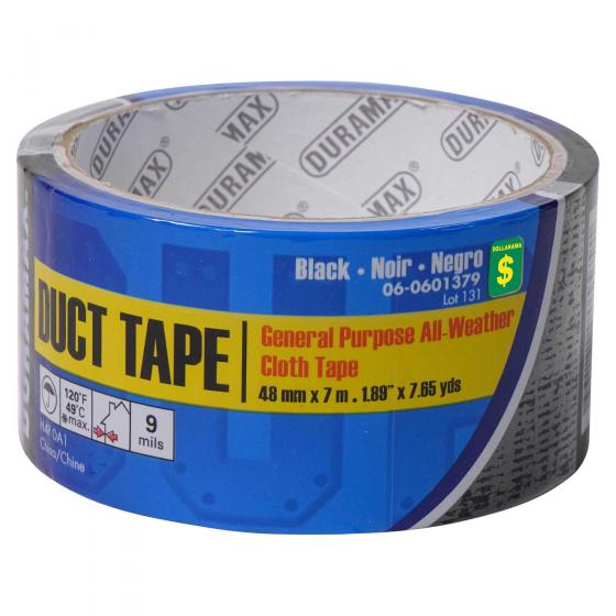 General Purpose Duct Tape - black