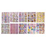 Golden Outline Stickers (Assorted Colours) - 2