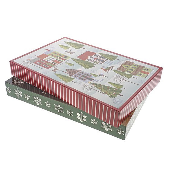 Christmas Foldable 2pc Gift Boxes