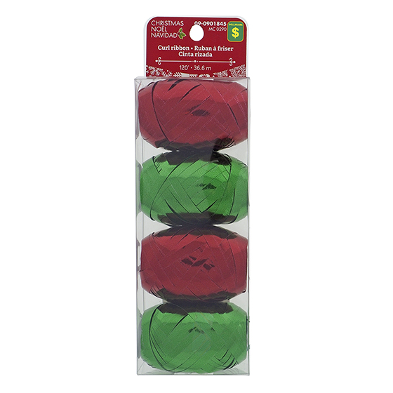 Box of 4 Curly Ribbons