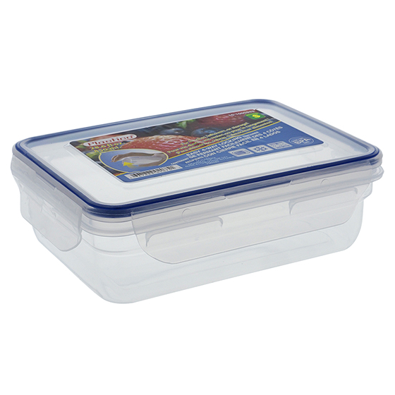 Contenant pour aliments se ferme des 4 bords (Couleurs assorties)