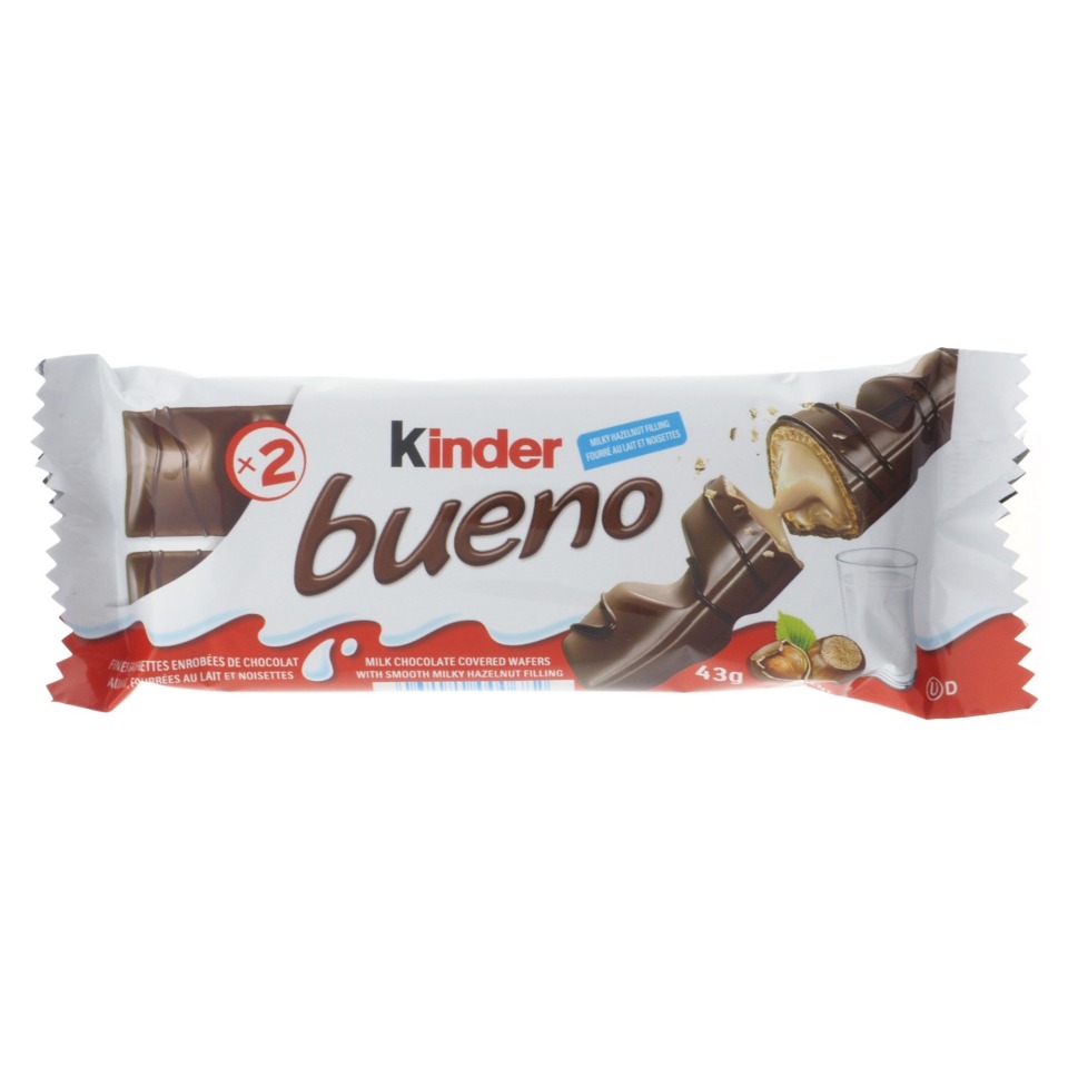 2Pk Kinder Bueno Milk Chocolate Bars