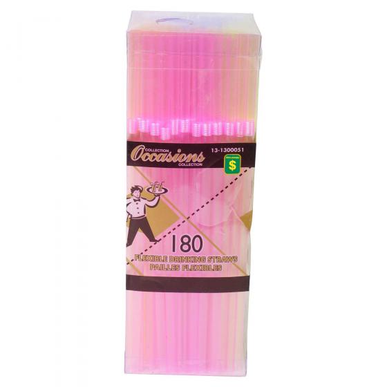 180 Pailles flexibles