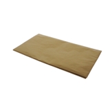 8 feuilles de papier de soie or miroitant