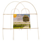 Clôture de jardin en 3 sections - 1
