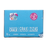 12 Colored Dustless Sidewalk Chalk - 1