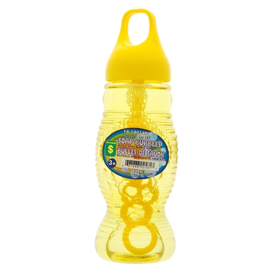 Soap bubble bottle with wand