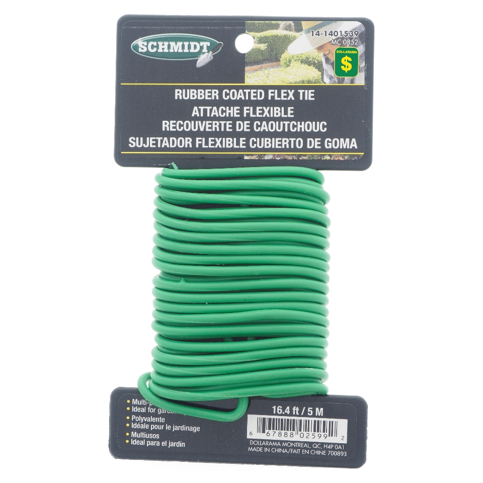 Attache flexible couverte de caoutchouc