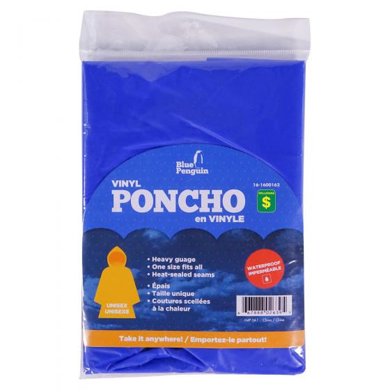 Poncho en vinyle (Couleurs assorties)