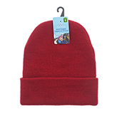 Kids Flat Knit Tuque with Cuff - 0