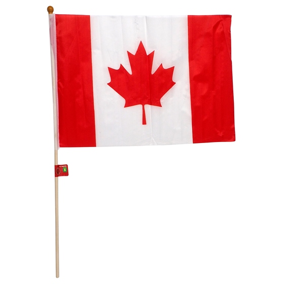 Canada Flag 12 x 18" on Pole