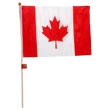 Drapeau du Canada 12 x 18" sur pôle - 0