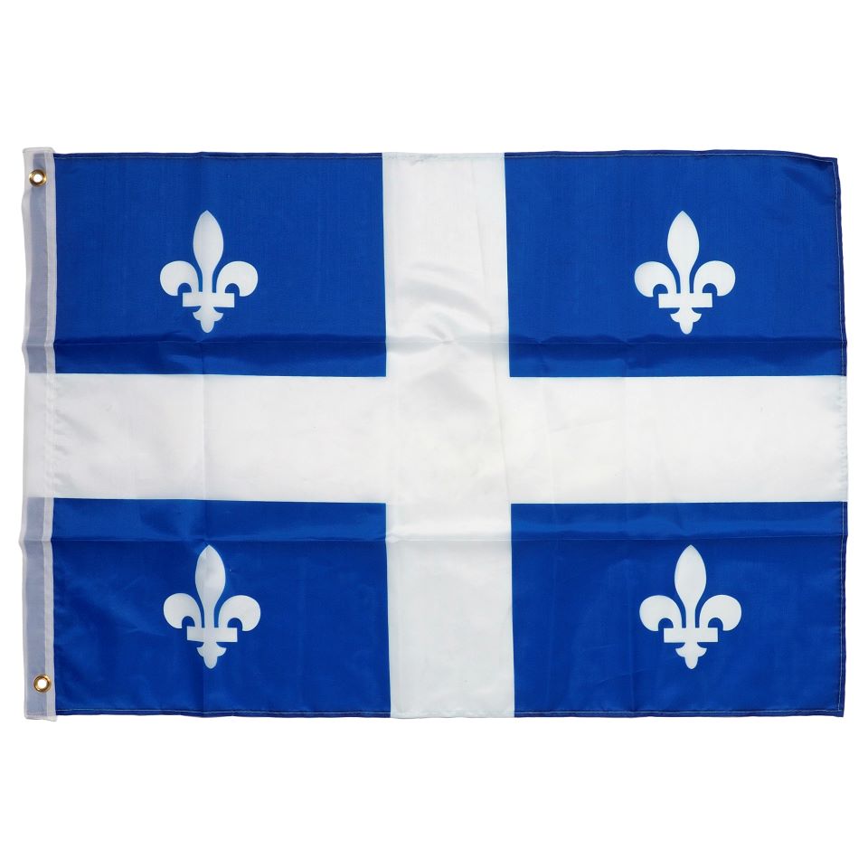 Quebec Flag 24 x 36"