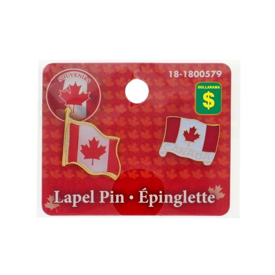 2Pk Canada themed lapel pins