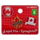 2Pk Canada themed lapel pins - 2