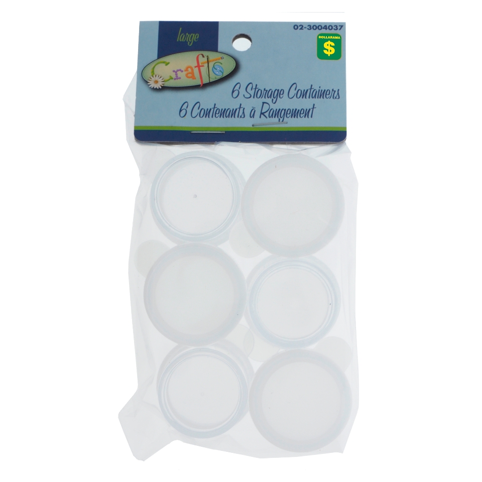 Storage Containers 6PK and 8PK (Assorted Sizes)