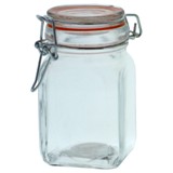 Hermetic Glass Clip Jar - 0