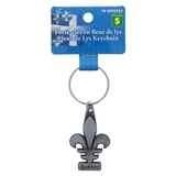 Quebec Fleur de Lys Keychain - 0
