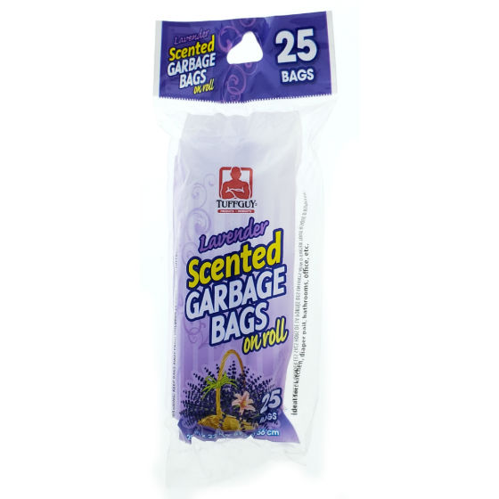 Scented Garbage Bags 25PK (Assorted Scents and Colours)