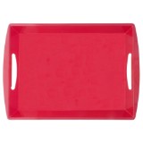 Melamine Serving Tray with Handles (Assorted Colours) - 0