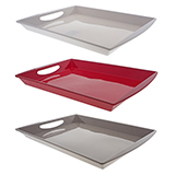 Melamine Serving Tray with Handles (Assorted Colours) - 2