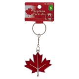 Red Maple Leaf Keychain - 0