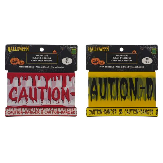 Halloween "Danger-Caution" vinyl tape