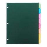 Index Dividers 8PK (Assorted Colours) - 1
