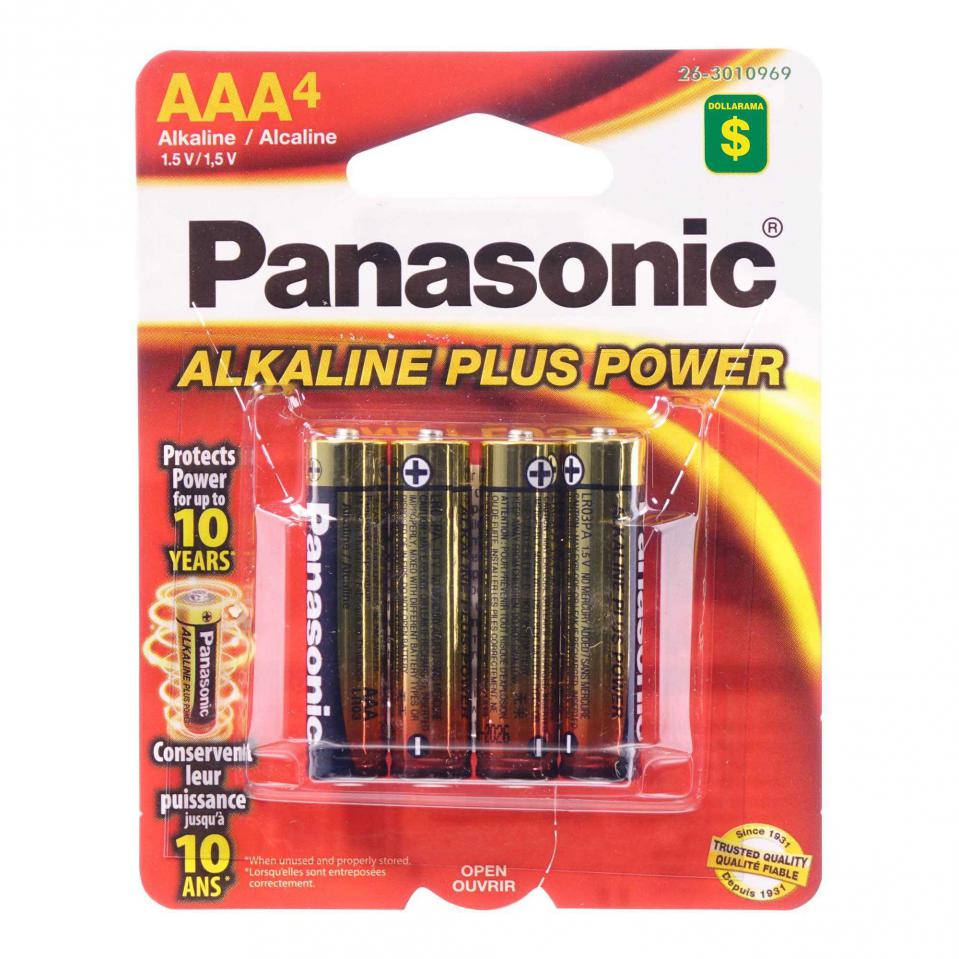 4x AAA Alkaline Batteries