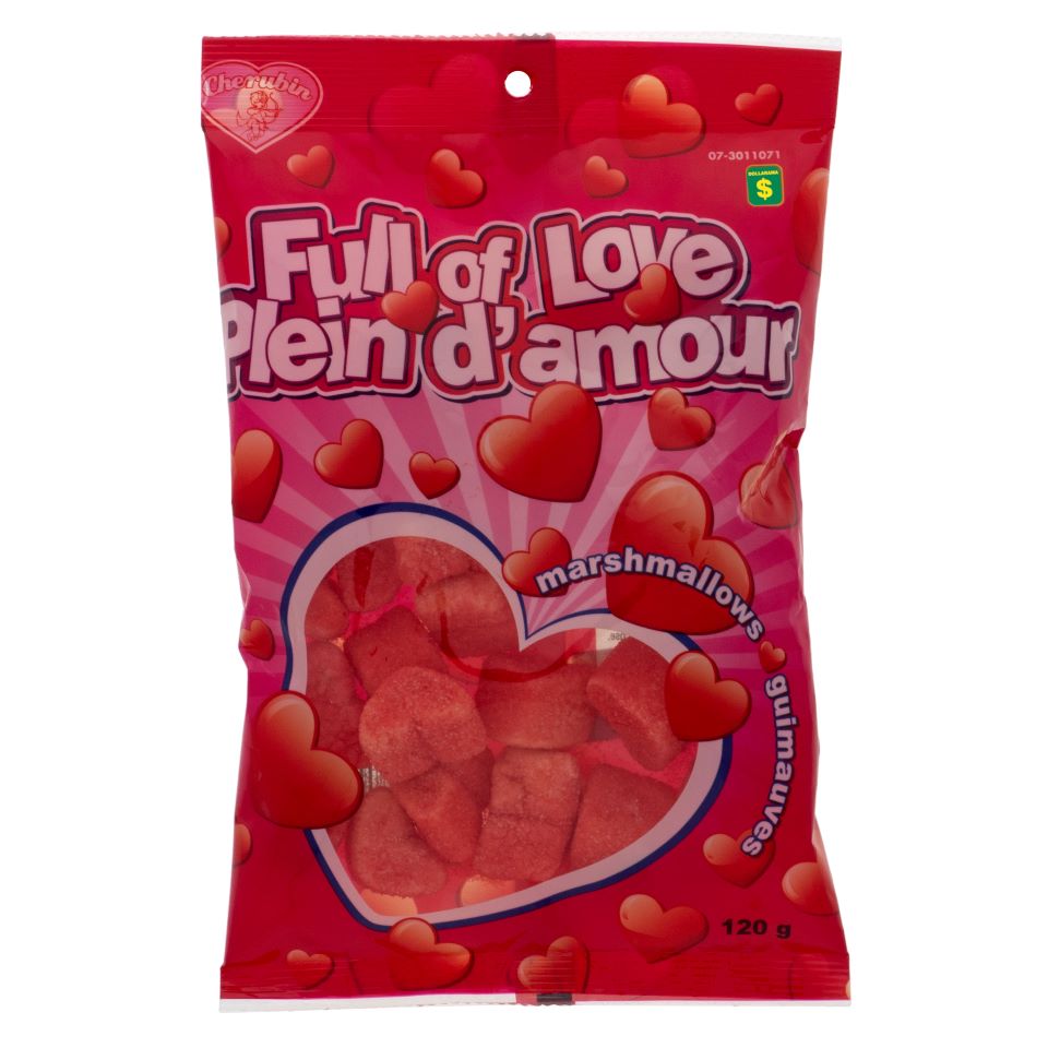 Marshmallow Hearts Candy