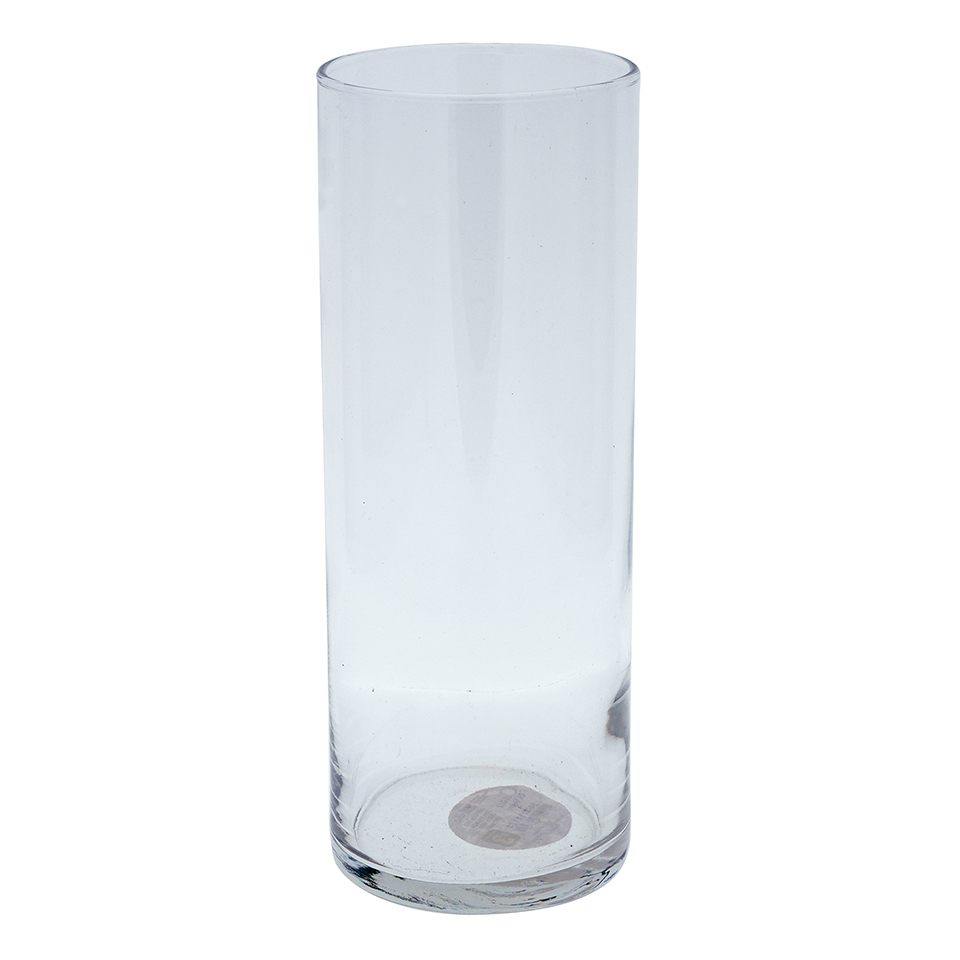 Cylindrical Clear 9 Glass Vase Dollarama