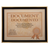 Cadre pour document 8.5"x11" à bordure métallique (Couleurs assorties) - 0