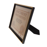 Cadre pour document 8.5"x11" à bordure métallique (Couleurs assorties) - 2