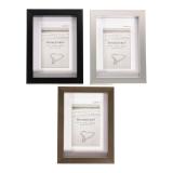 4''x6'' Plastic Photo Frame with Matting (Assorted Colours) - 1